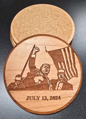 Trump Fight Coaster Sets