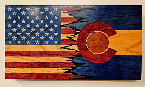 Colorado United Flag 10-1/4"×18-7/8"