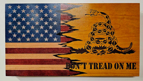 Dont Tread On Me Flag 10-1/4"×18-7/8"