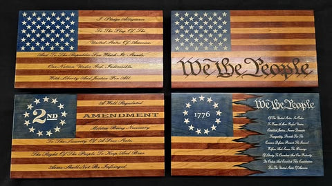 Medium American Flag – 10-1/4" x 18-7/8" x 1.5"