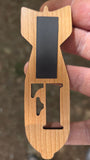 F-Bomb Magnet – Handcrafted Hardwood Bottle Opener Magnet – Made by U.S. Veterans