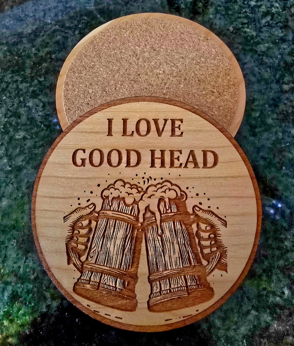 Love Good Head Coasters – American Grains LLC