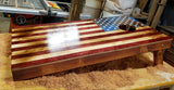 Hand Charred American Flag Cornhole Boards (Set of 2)