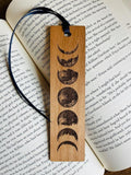 Nature Themed Hardwood Engraved Bookmark Set