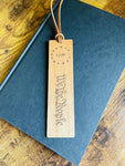 Patriot's Hardwood Engraved Bookmark Set