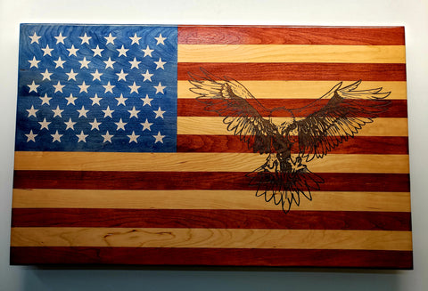 American Eagle Flag - 19" x 34"