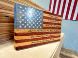 American Grains Desktop Pledge Flag