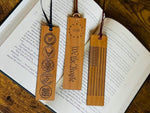 Patriot's Hardwood Engraved Bookmark Set