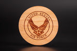Military Branch Coasters - Variety Pack - Set of 5