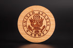 Military Branch Coasters - Variety Pack - Set of 5