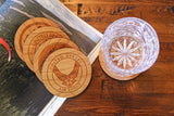Military Branch Coasters - Variety Pack - Set of 5