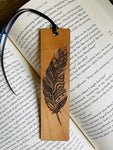 Nature Themed Hardwood Engraved Bookmark Set