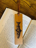 Nature Themed Hardwood Engraved Bookmark Set