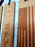 Patriot's Hardwood Engraved Bookmark Set