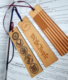 Patriot's Hardwood Engraved Bookmark Set